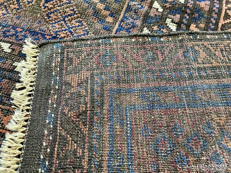 Antique Afghan tribal rug 352x215 cm