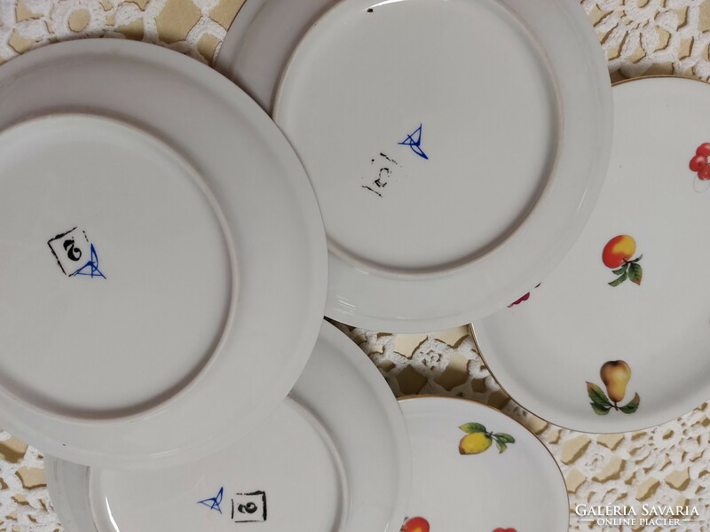 Alföldi gyümölcsmintás süteményes porcelán tányér