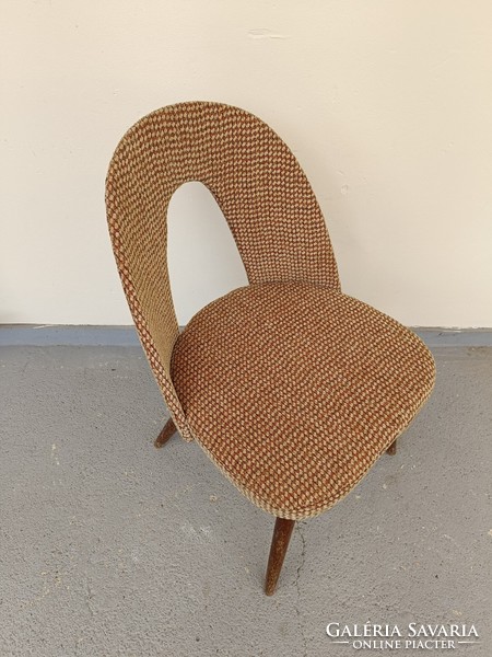 Retro bútor szék kárpitozott fa lábú bútor 511 7724