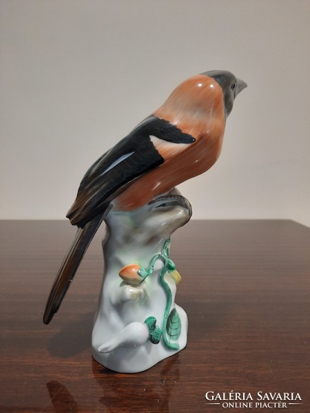 The large Herend colorful bird figure is perfect!