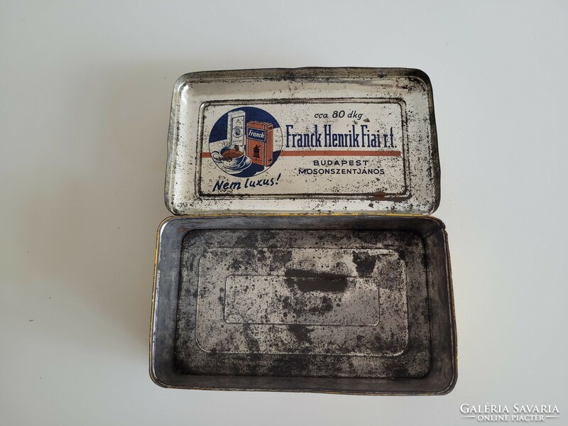 Sons of old Frank Henry r.T. Coffee metal can tin can
