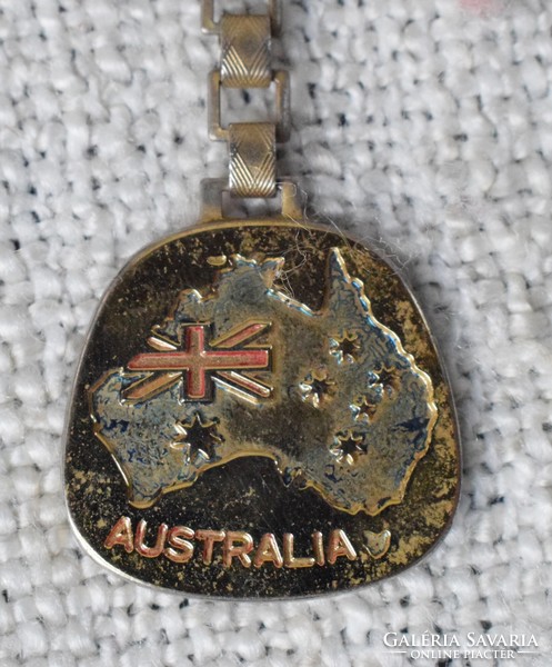 Key ring, Australia 3 x 3 cm + hanger