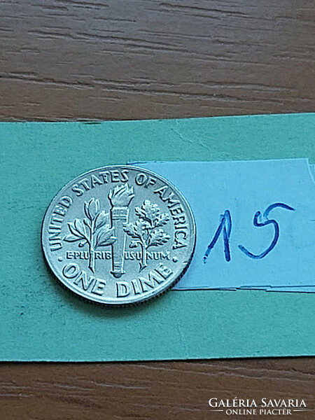 Usa 10 cent dime 1975 franklin d. Roosevelt, copper-nickel 15