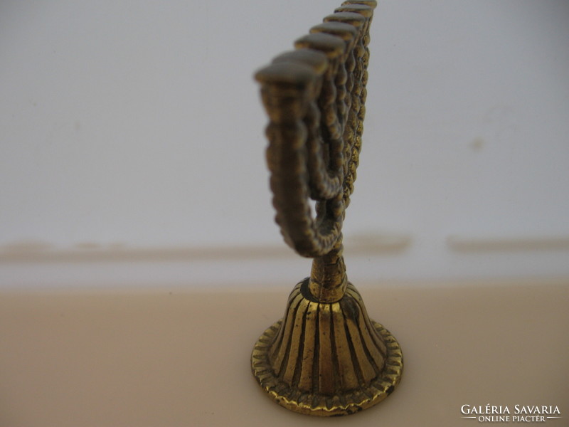 Antique mini copper menorah