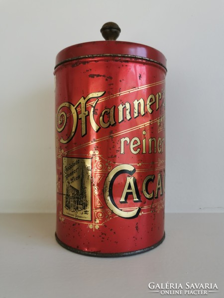 Manner's Reiner Cacao Wien fémdoboz 12x12x22 cm