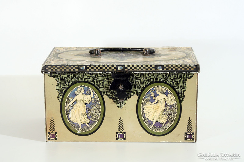 Wiener Werkstätte Emanuel Josef Margold Szecessziós Kekszes Doboz | WW Biscuit Box