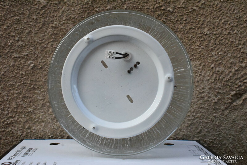 Wall, ceiling lamp, retro disc shade, metal lamp body 20 x 10.5 cm