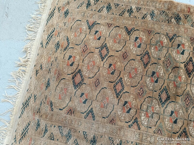 Antique Hand Knotted Persian Bokhara Rug Turkmen Teke 508 7726