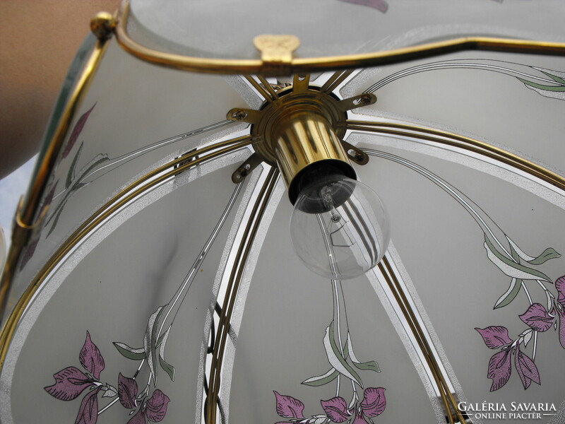 Ceiling lamp for the hall with a perfect diameter of 36 cm with glass sheets