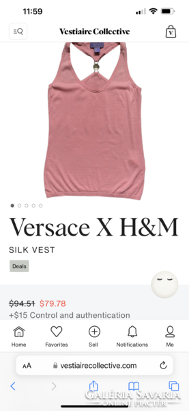 Versace h&m barbie pink pink top