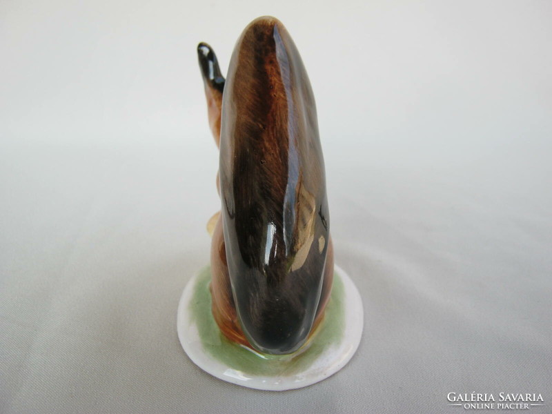 Bodrogkeresztúr ceramic squirrel