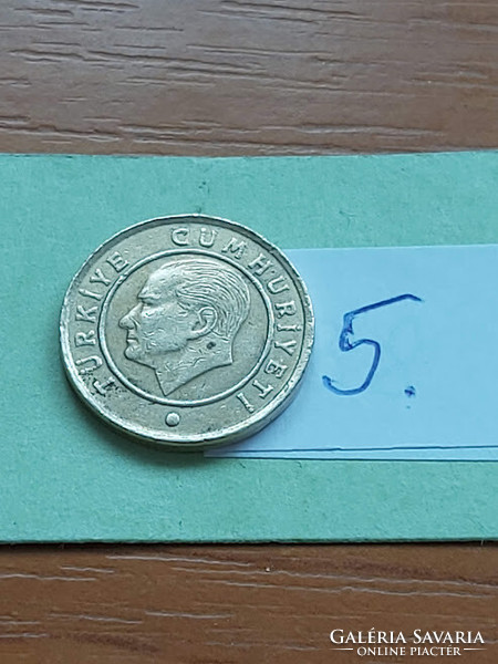 Turkey 10 kurus 2009 copper-zinc-nickel 5