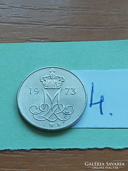 Denmark 10 öre 1973 copper-nickel, ii. Queen Margaret 4