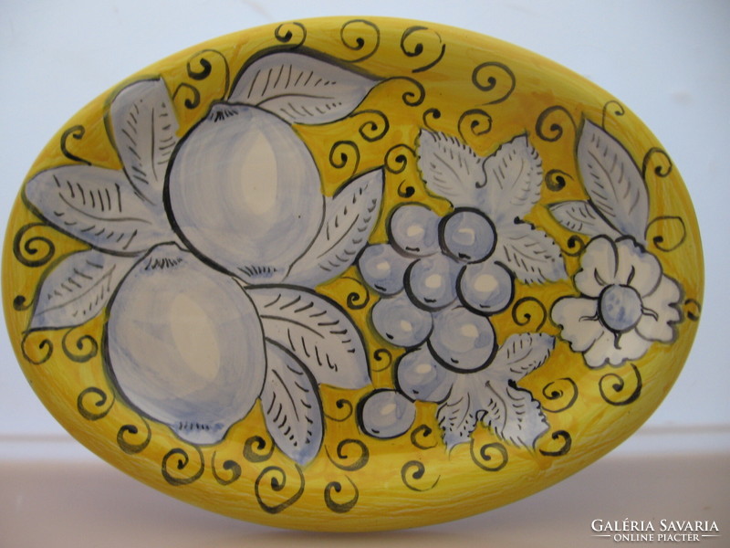 Tuscan ceramic bowl Burroni sienna