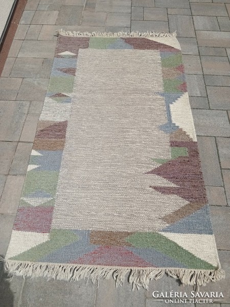 Handmade kelim carpet is negotiable