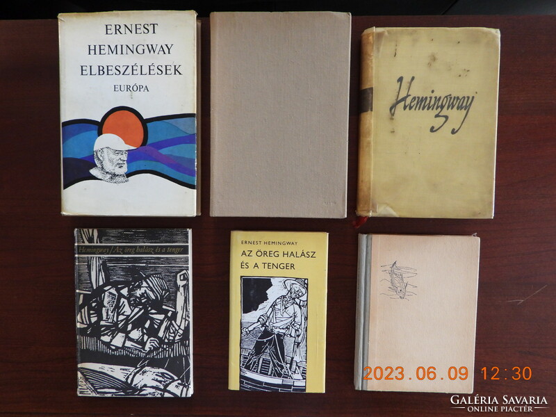 Ernest Hemingway könyvcsomag eladó