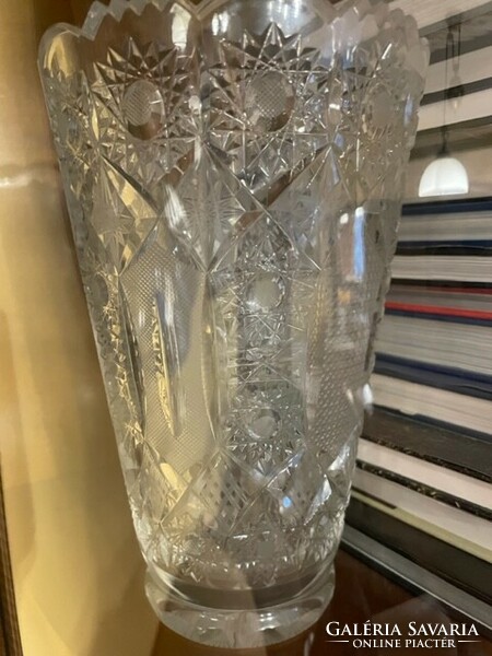 Lead crystal vases of various shapes and styles