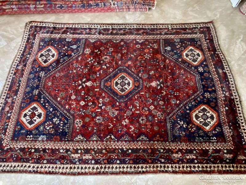 Iran Shiraz semiantik szőnyeg 290x207 cm