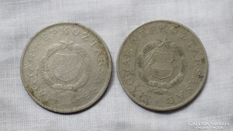 2 Forint , 1960 , 1964 , Budapest , pénz , érme , Magyar Népköztársaság