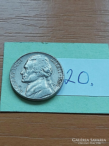 USA 5 cents 1964 thomas jefferson, copper-nickel 20