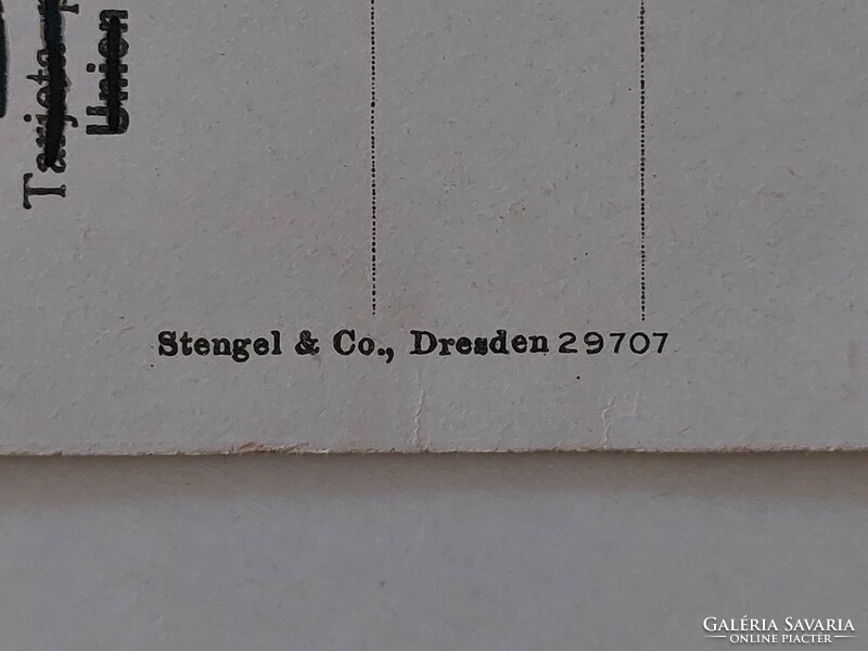 Régi művészeti képeslap Stengel & Co. levelezőlap Die Kinder Karl's I Van Dyck