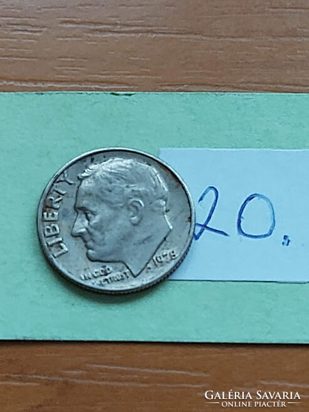 Usa 10 cent dime 1978 franklin d. Roosevelt, copper-nickel 20