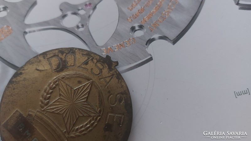 (K) dozsa se bm championship sports medal plaque
