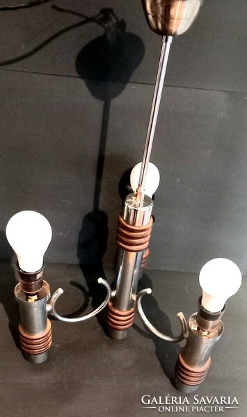 Króm Bauhaus art deco design mennyezeti lámpa ALKUDHATÓ