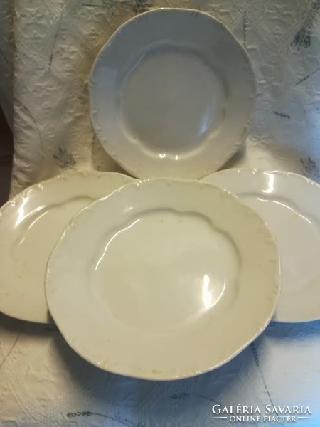 White porcelain plate