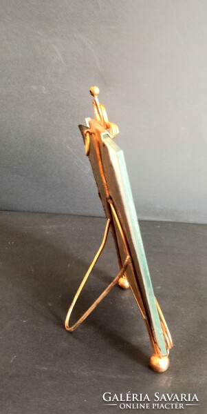 Art Nouveau copper table picture frame negotiable