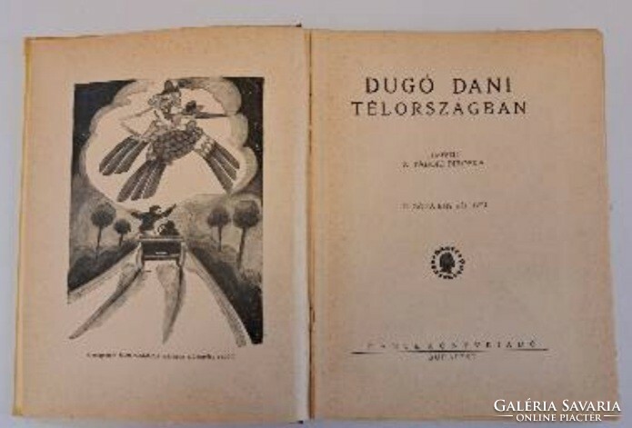 Ritka!! Antik Z. Tábori Piroska: Dugó Dani Télországban, 1930-as évek