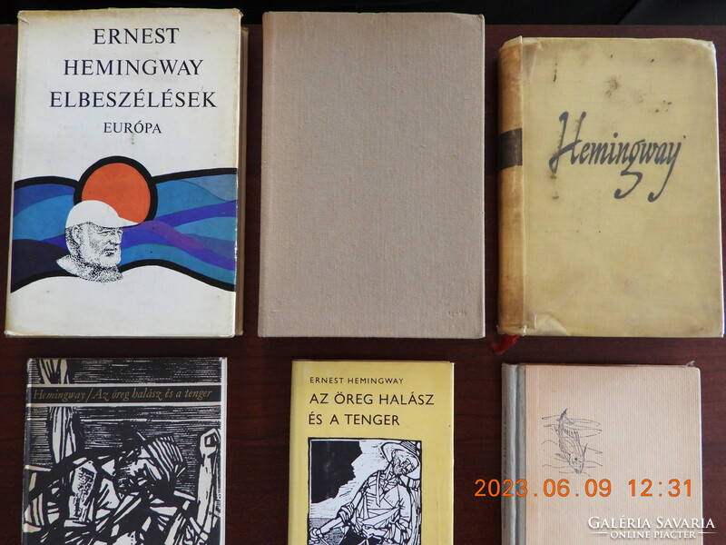 Ernest Hemingway könyvcsomag eladó