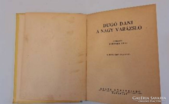 Ritka!! Antik Z. Tábori Piroska: Dugó Dani a nagy varázsló, 1930-as évek