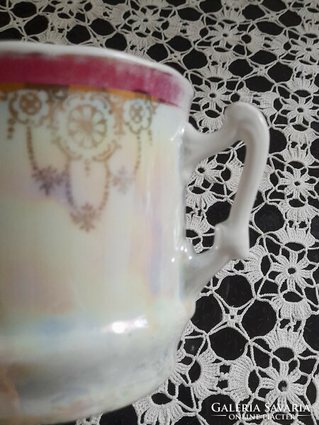Luster glaze unmarked old souvenir mug
