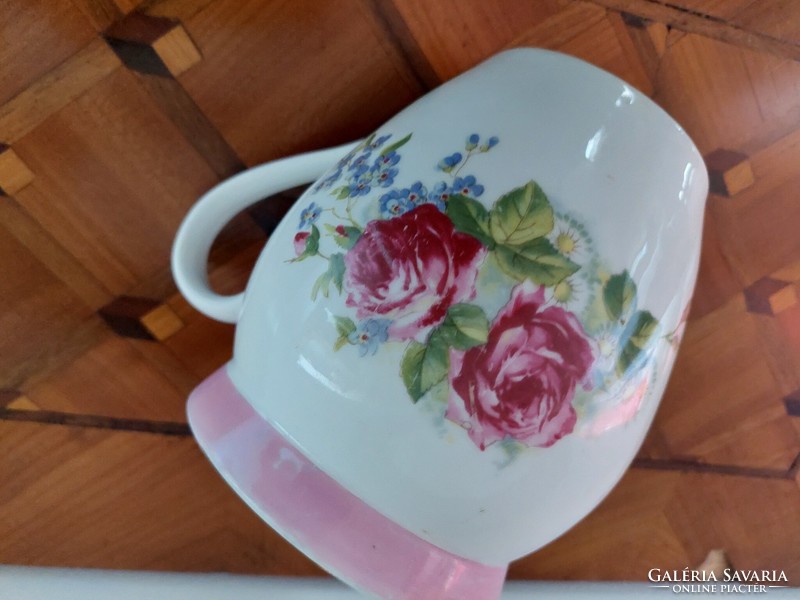 Bunch large 14 cm porcelain pink - forget-me-not pattern rare from 1914