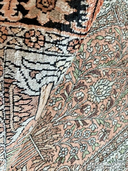 Cashmere silk carpet 160x82 cm