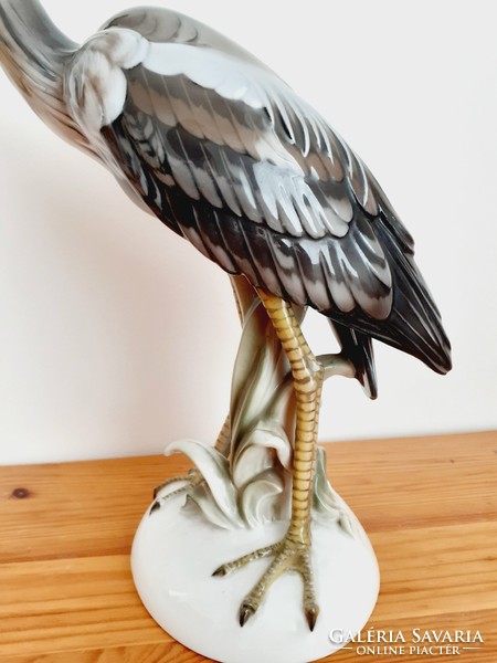 H. Meisel, Rosenthal: Heron porcelain sculpture