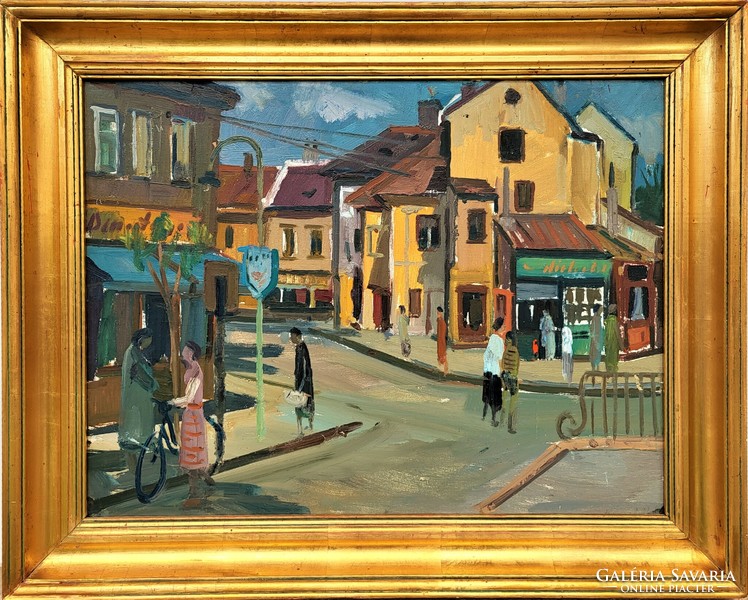 József Szamosvári (1931 - ) Sopron 1961 c. Your painting with an original guarantee!