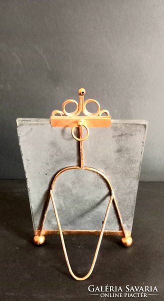 Art Nouveau copper table picture frame negotiable