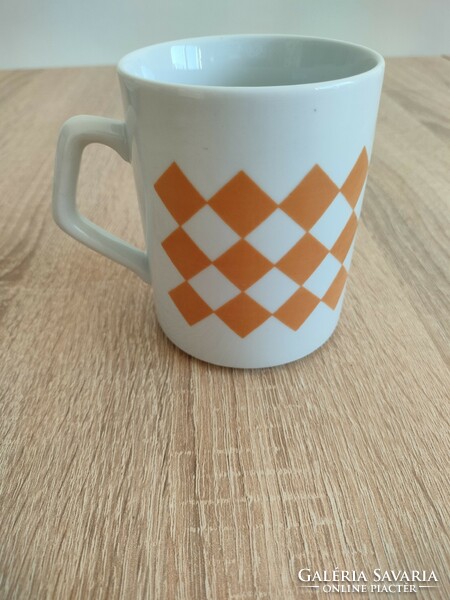 Zsolnay retro rhombus pattern mug