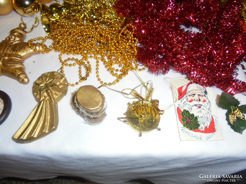 Vintage Christmas tree decorations, decorations from a legacy - together
