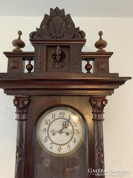 Wall clock with Gustav Becker mechanism