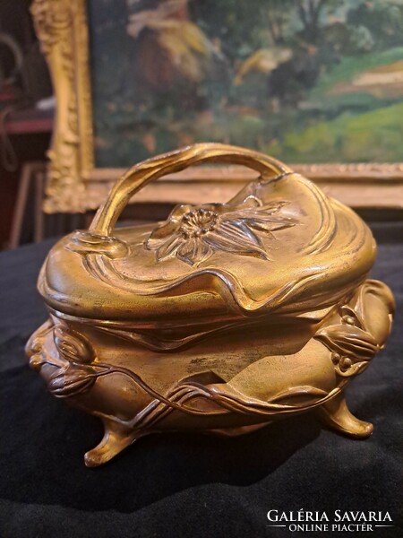 Antique art nouveau jewelry box rogers s.P. Co. The 20 no. From the beginning