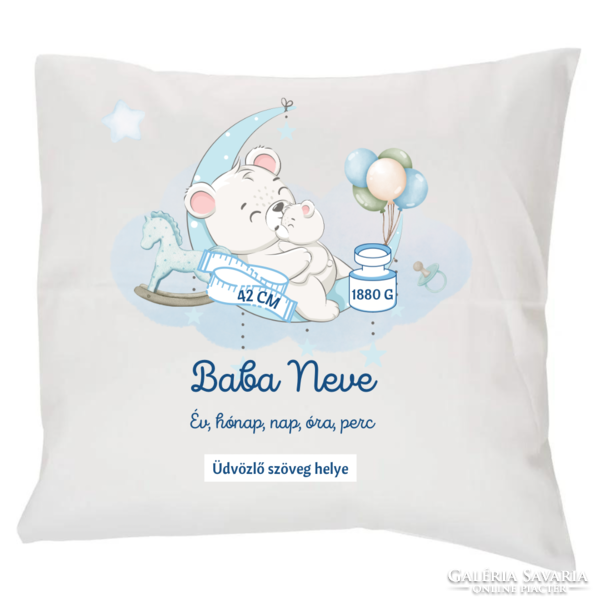 Baby things - unique design (blanket, pillow, bib, plate)