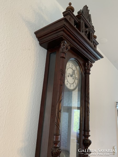 Wall clock with Gustav Becker mechanism