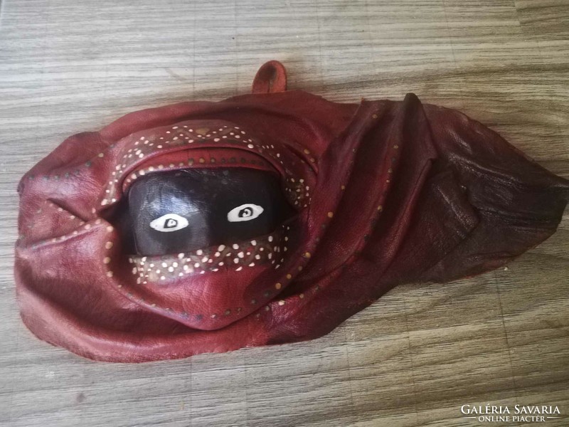 Leather mural-wall decoration-mask