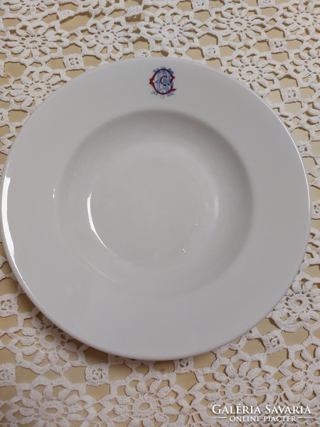 Hüttl tivadar large porcelain plate