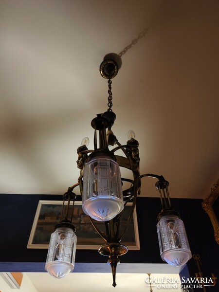 Amazing art deco/art nouveau chandelier