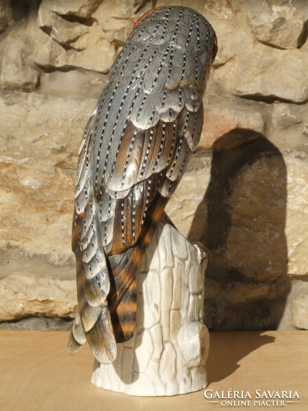 Capodimonte porcelain pearl owl (091219)