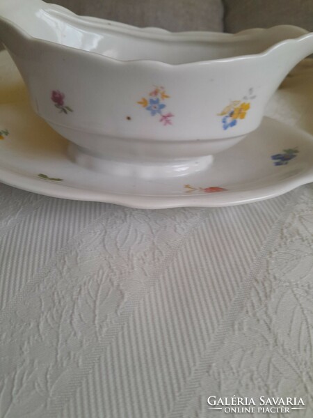 Zsolnay sauce antique sprinkled with flowers